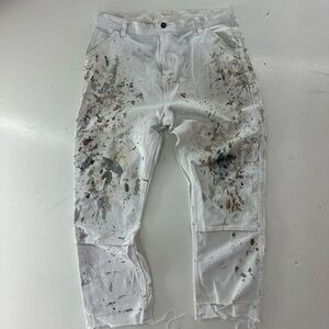 White Cargo Pants